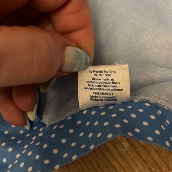 Garanimals Baby Lovey Security Blanket “My Best Friend “ Elephant Blue - Picture 6 of 8